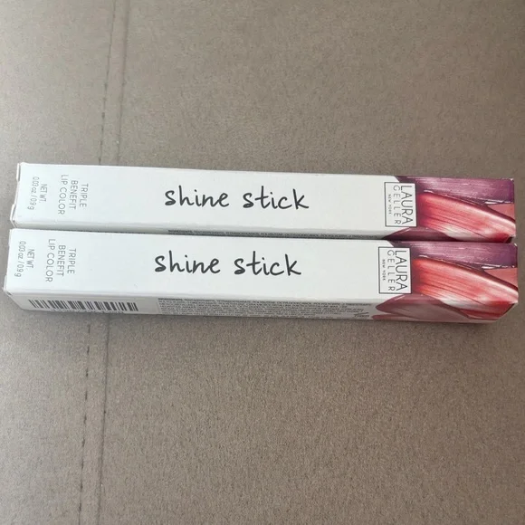 NEW Laura Geller Shine Stick Lip Color - Vibrant Pink Dazzle - Picture 4 of 7